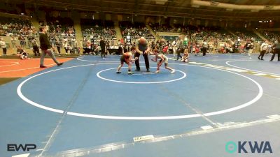 55 lbs Quarterfinal - Cy Cox, Coweta Tiger Wrestling vs Connor Johnson, Spartan Wrestling Fort Smith