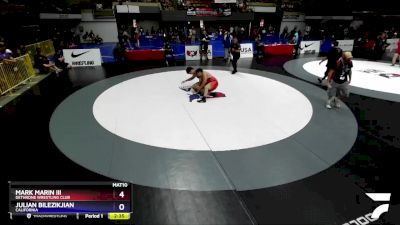 125 lbs Champ. Round 1 - Mark Marin Iii, Dethrone Wrestling Club vs Julian Bilezikjian, California