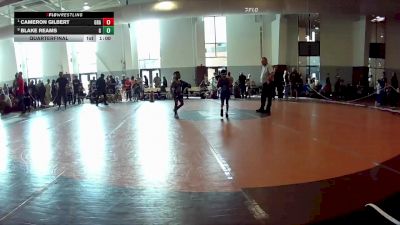 63 lbs Quarterfinal - Cameron Gilbert, Nova WC vs Blake Reams, Smithfield Youth Wrestling