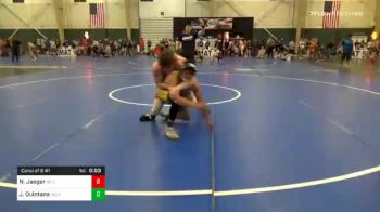 170 lbs Consolation - Nathan Jaeger, SC Spider Claws vs Johny Quintana, Holyoke Youth Wrestling