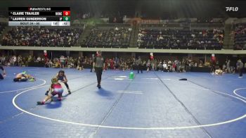 60 lbs Round 2 - Lauren Gunderson, Levici Prep vs Claire Traxler, Pinnacle Wrestling Club