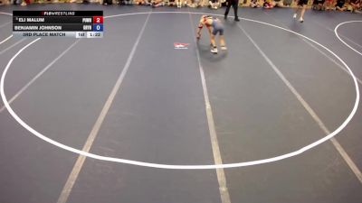 74 lbs 3rd Place Match - Eli Malum, Pursuit Wrestling vs Benjamin Johnson, Grynd