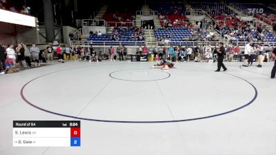 145 lbs Round Of 64 - Skylur Lewis, AR vs Diana Gaie, IA