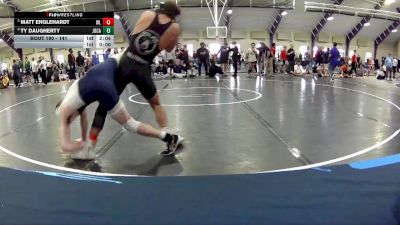 141 lbs Cons. Round 2 - Ty Daugherty, John Carroll vs Matt Englehardt, West Liberty