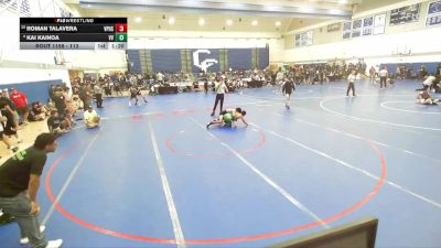 113 lbs Champ. Round 2 - Roman Talavera, Villa Park High School vs Kai Kainoa, Victor Villians