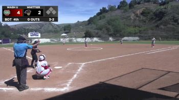 Replay: WashU vs Whittier - DH | Mar 16 @ 12 PM