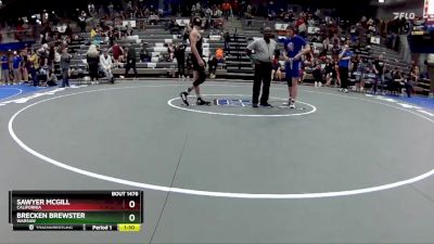 135-137 lbs Cons. Semi - Sawyer Mcgill, California vs Brecken Brewster, Warsaw