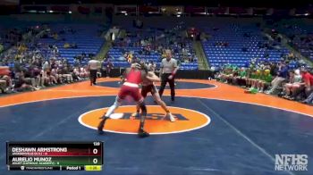 120 lbs Quarterfinals (8 Team) - Deshawn Armstrong, Jacksonville (H.S.) vs Aurelio Munoz, Joliet (Catholic Academy)