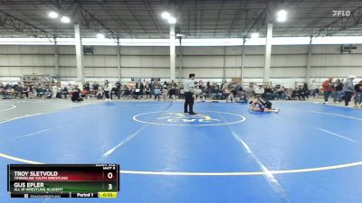 70-75 B Round 1 - Gus Epler, All In Wrestling Academy vs Troy Sletvold, Timberline Youth Wrestling