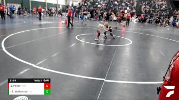 61-64 lbs Round 1 - Baylor Waltemath, FoxFit vs Jocelyn Potts, Paxton Youth Wrestling Club