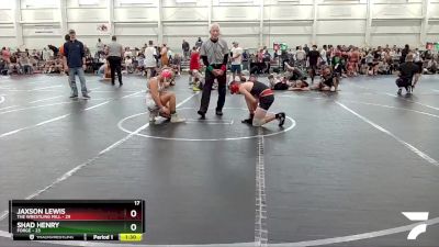 130 lbs Round 2 (4 Team) - Jaxson Lewis, The Wrestling Mill vs Shad Henry, Forge