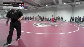 41 lbs Cons. Round 5 - Joey Cotter, South Side Wrestling Club vs Brison Romero, Wrestling Academy Of The Rockies