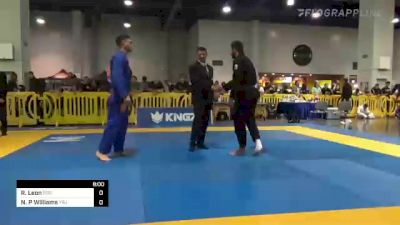 Ramiro Leon vs Nikolas P Williams 2022 American National IBJJF Jiu-Jitsu Championship