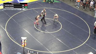 103 lbs Round Of 32 - Jasper Kling, York Suburban vs Jacob Dugan, Philipsburg-Osceola