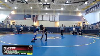 100 lbs 1st Place Match - Ashley Broten, Ocean Springs vs Audriana Green, St. Martin High School Girls