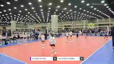 VC United 141 Elite vs Lex United 14 Adidas - 2022 JVA World Challenge presented by Nike - Expo Only