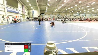 132 lbs Rr Rnd 2 - Thomas Drea, Elite NJ HS Red vs Nicholas Wall, Triumph White