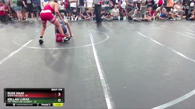 110 lbs Cons. Round 2 - Russ Haas, Quest For Gold vs Kellan Lukas, Tift Wrestling Academy