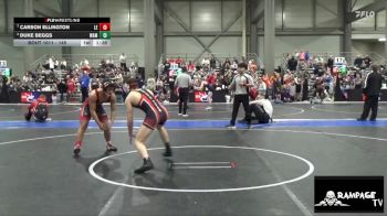 145 lbs Cons. Semi - Duke Beggs, Wamego vs Carson Ellington, Lion Elite