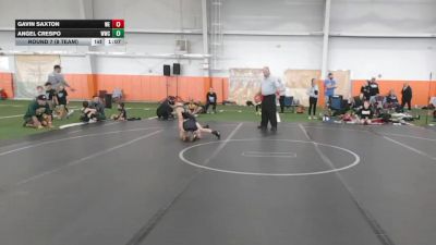 72 lbs Round 7 (8 Team) - Angel Crespo, Westshore WC vs Gavin Saxton, Warner Elite