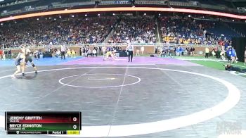 D3-157 lbs Champ. Round 1 - Jeremy Griffith, Yale HS vs Bryce Edington, Corunna HS