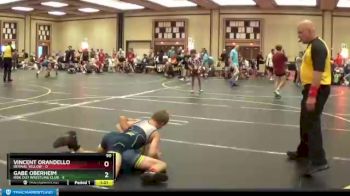 90 lbs Semis & 1st Wrestleback (8 Team) - Gabe Oberheim, Ride Out Wrestling Club vs Vincent Orandello, Revival Yellow