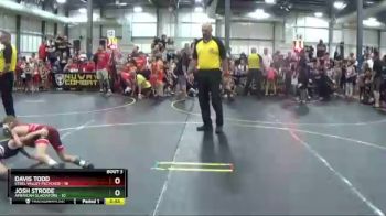 56 lbs Round 1 (6 Team) - Josh Strode, American Gladiators vs Davis Todd, Steel Valley Pscychos