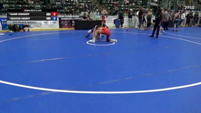 138 lbs 5th Place Match - Gabe Kingery, Iron Rams Wrestling Club vs Keaton Henry, Immortal Athletics Wrestling Club