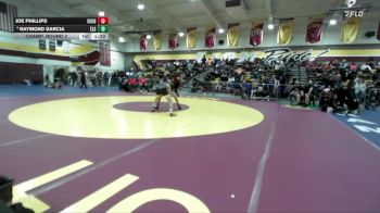 126 lbs Champ. Round 3 - Joe Phillips, Centennial (Corona) vs Raymond Garcia, Elsinore