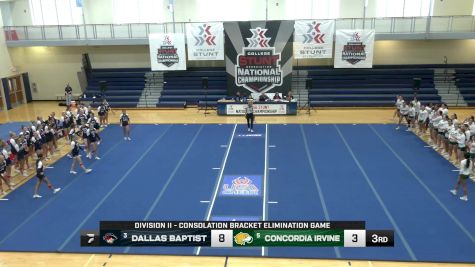 STUNT - Dallas Baptist (#3) vs. Concordia Irvine (#5), Dallas Baptist (#3) vs. Concordia Irvine (#5) vs. - D2 Day 2