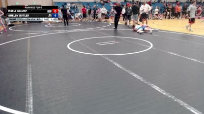 125-130 lbs Champ. Round 1 - Italia Galvez, East Idaho Elite Wrestling Club vs Shelby Butler, Jimenez Trained Academy