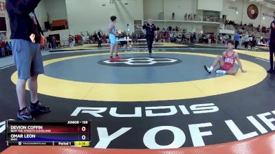 138 lbs Quarterfinal - Devion Coffin, Beat The Streets Cleveland vs Omar Leon, Ohio