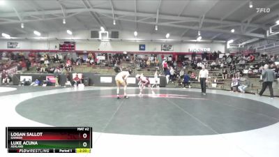 125 lbs Cons. Round 6 - Luke Acuna, Ashland vs Logan Sallot, Gannon