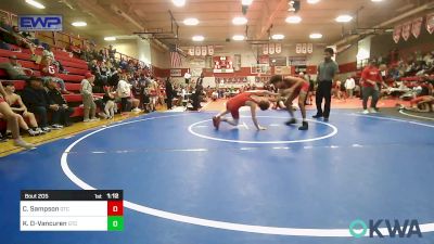 112 lbs Rr Rnd 1 - Coy Sampson, Grove Takedown Club vs Kiowyn Deaton-Vancuren, Grove Takedown Club