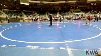 76 lbs Semifinal - Jagger Autry, Broken Arrow Wrestling Club vs Aiden Hawkins, Blackwell Wrestling Club