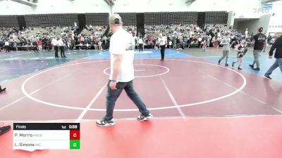 117-I2 lbs Final - Peter Morris, MacArthur vs Louis Simone, Immortals Wrestling Club