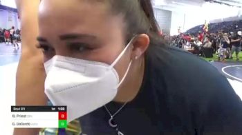 130 lbs Round Of 16 - Gabriel Gallardo, Tucson Cyclones vs Braden Priest, Driller WC