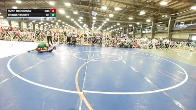 126 lbs Rr Rnd 3 - Noah Hernandez, BAWA GOLD - HSB vs Briggs Tackett, ICE Wrestling Gold - HSB