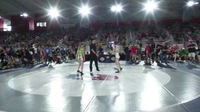 100 lbs Cons. Round 2 - Taylor Malan, Attack Wrestling Club vs Tinley Thieroff, Lake Erie Wrestling Club