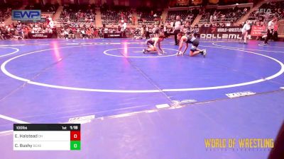 100 lbs Quarterfinal - Ethan Halstead, Darkhorse vs Christian Bushy, Beast Mode Wrestling