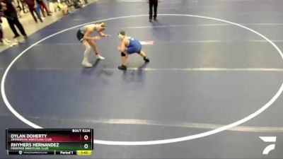 110 lbs Cons. Round 3 - Dylan Doherty, Zimmerman Wrestling Club vs Rhymers Hernandez, Frontier Wrestling Club