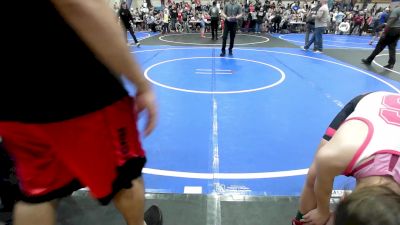 105 lbs Rr Rnd 1 - Jazalea Brant, Caney Valley Wrestling vs Iris Cisneros, Skiatook Youth Wrestling