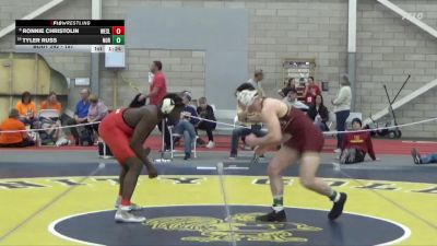 157 lbs 7th Place Match - Tyler Russ, Norwich vs Ronnie Christolin, Wesleyan (CT)