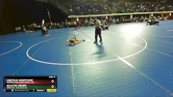 90 lbs Quarterfinal - Keaton Henry, Immortal Athletics WC vs Lincoln Whitcome, Waverly Area Wrestling Club