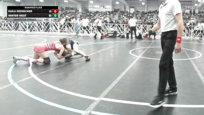120 lbs Quarterfinal - Kaila Keesecker, PA vs Winter West, WA