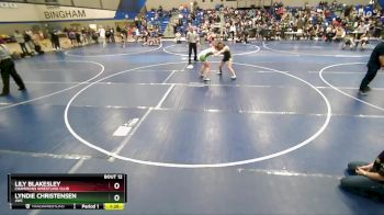 140 lbs Semifinal - Lyndie Christensen, JWC vs Lily Blakesley, Champions Wrestling Club