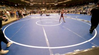 98 lbs Round Of 16 - Jett Autry, BAWC vs Presley Wilson, Tulsa Blue T Panthers