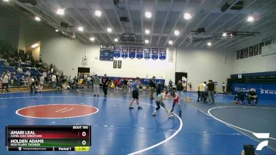 77 lbs 3rd Place Match - Amari Leal, Camel Kids Wrestling vs Holden Adams, High Plains Thunder