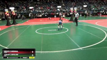 60 lbs Champ. Round 1 - Brock Cardinal, WAD1 vs Logan Lakhlani, JRP1