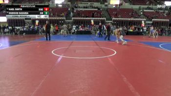 123 lbs Cons. Round 4 - Kael Smith, Cascade Little Guy vs Hudson Savaria, Heights Wrestling Club